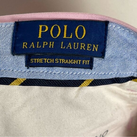 Polo Ralph Lauren Men’s Washed Stretch Straight Chino Pant Carmel Pink 34/32 - Picture 10 of 16